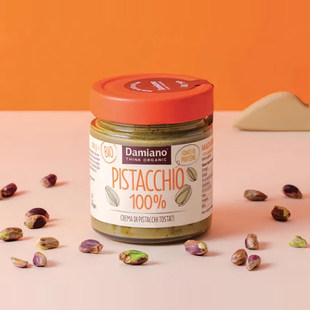 意大利Damiano有机开心果酱烘焙130g无加糖无盐醇香坚果调料
