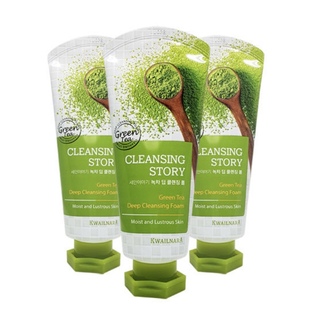 韩国进口 现货即发 Cleansing Story绿茶洗面奶120g 正品