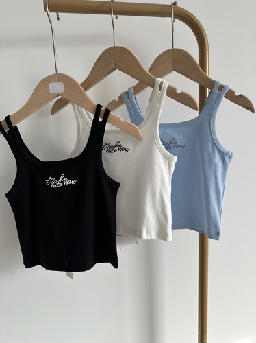 新款，欧bao女童背心，辣妹款，68385