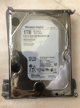 WD/西部数据HUS722T1TALA604原装PMR垂直3.5寸1T企业级服务器硬