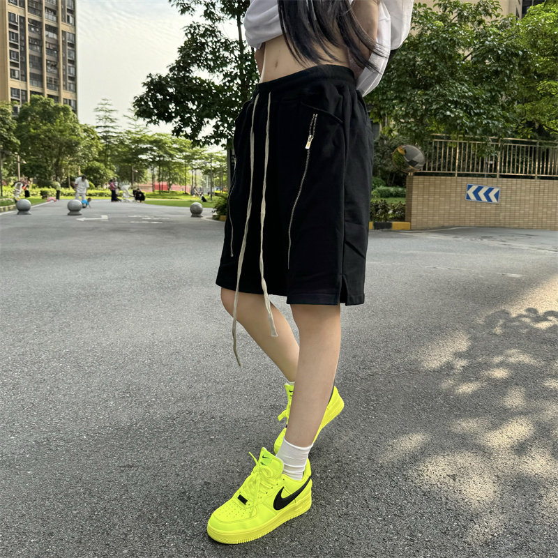美式高街裤裤子vibe五分裤