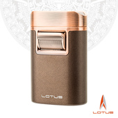 正品 LOTUS莲花多功能雪茄打火机大火力聚火4直冲锌合金烟托点火器