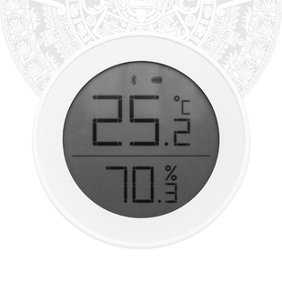雪茄保湿盒蓝牙电子温湿度计青萍高精度雪茄柜用磁吸式测温测湿表