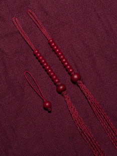 红色菩提子配件大号小号金刚铃杵六道木佛珠念珠藏式配饰配件侧挂