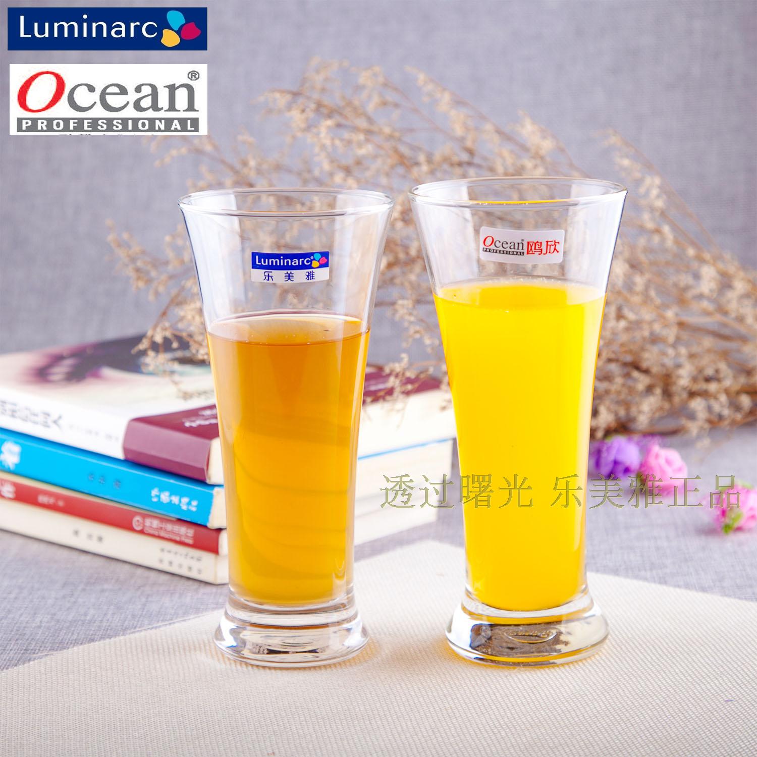 乐美雅风时尚加厚玻璃果汁杯