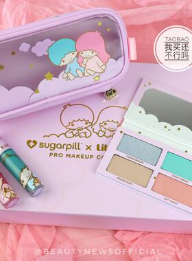 Sugarpill双子星Little Twin Stars合作限量眼影盘唇釉礼盒Kiki