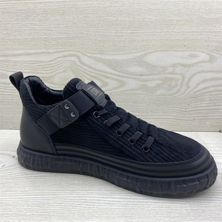 断码特价男鞋2023秋冬季新款圆头系带时尚百搭加绒保暖轻便休闲鞋