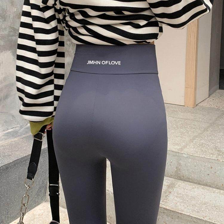 ins超火鲨鱼裤蜜桃臀女外穿光腿神器打底裤特大码显瘦紧身瑜伽裤