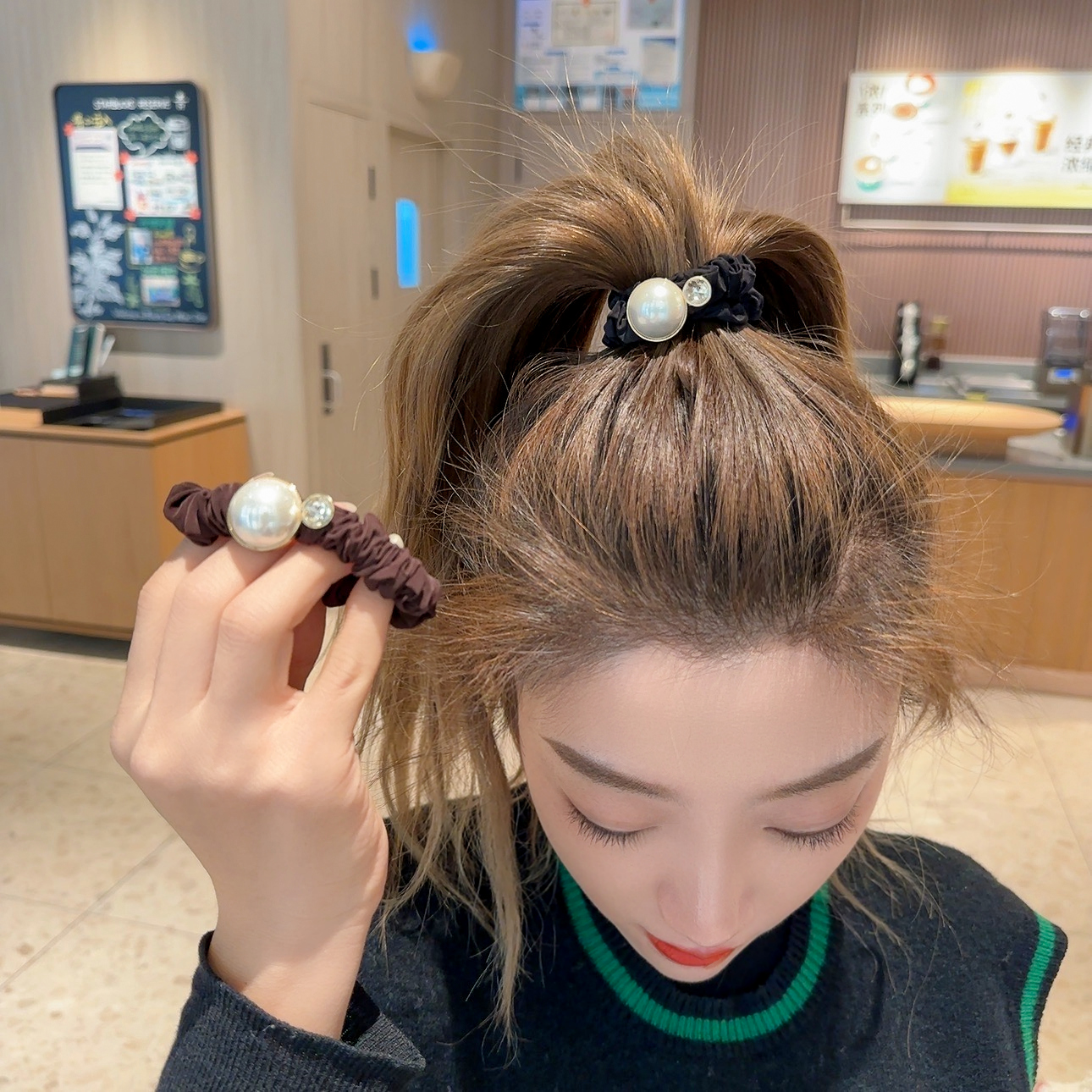 发绳简约气质高弹力发饰