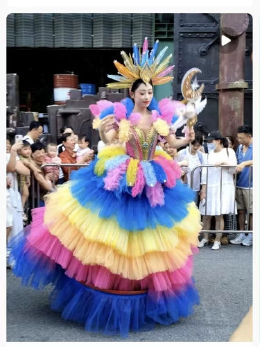 新款巡游服装商业园区嘉年华公主王子演出服主题乐园服装