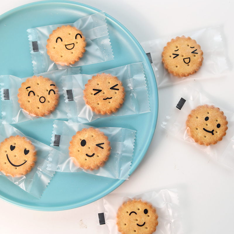 纽扣饼干袋机封袋雪花酥袋加厚磨