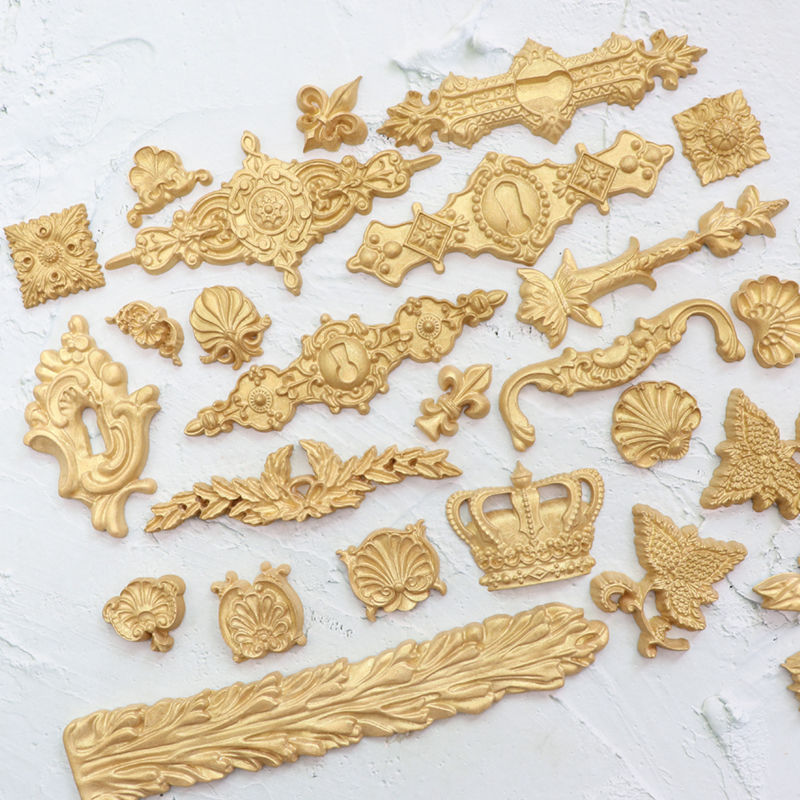 欧式硅胶复古镂空蛋糕模具翻糖