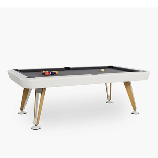 精美台球桌落袋标准中式 案子二合一斯诺克家用桌球台 成人黑八美式
