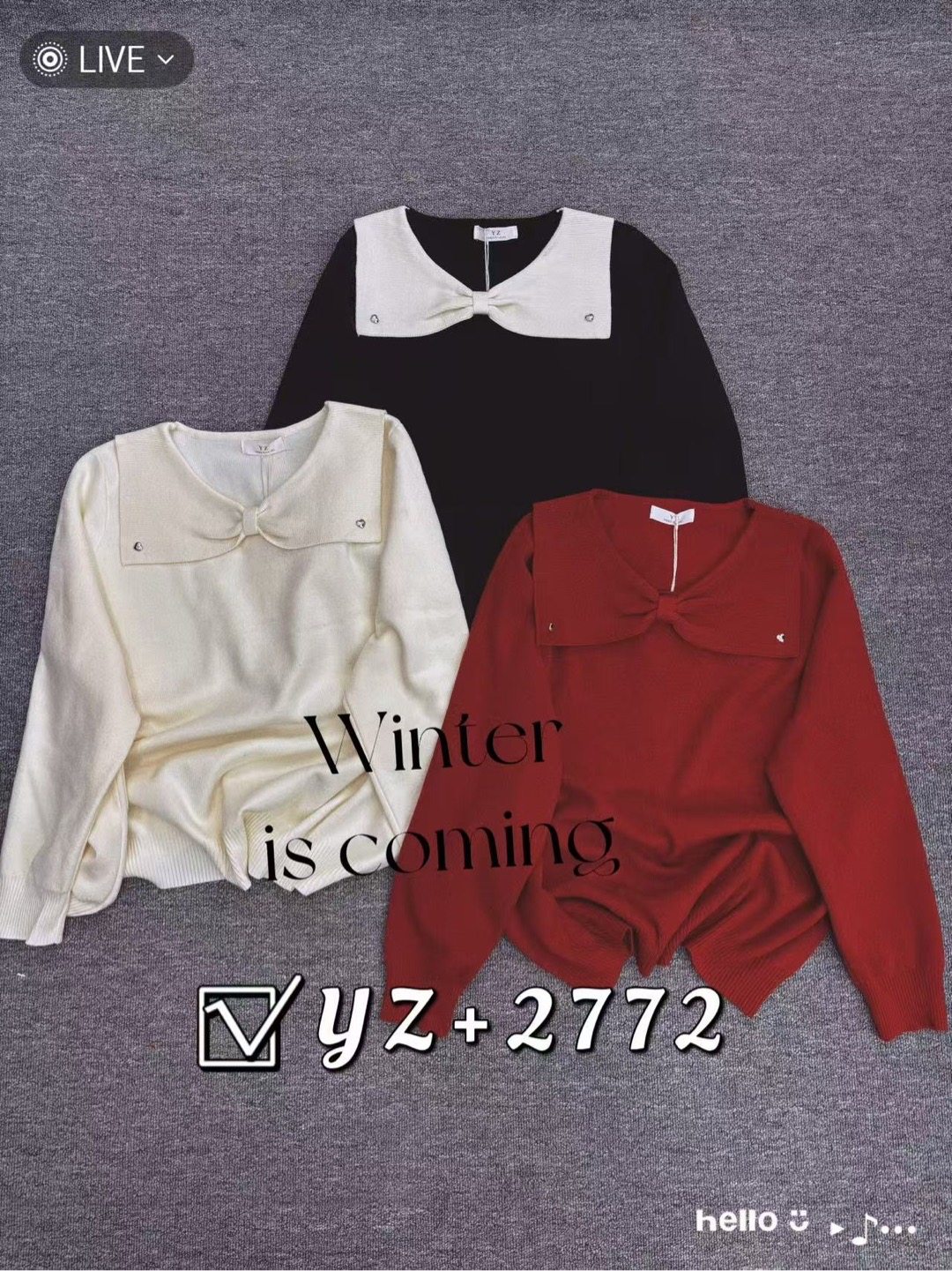 燕子大码毛衣蝴蝶结领长袖针织衫燕子2772大码毛衣,女装/女士精品,毛针织衫,淘宝优惠券,粉丝福利购,淘宝优惠卷