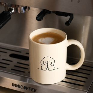 WOW 原创简笔画陶瓷马克杯咖啡杯情侣水杯子礼物 和好朋友见一面