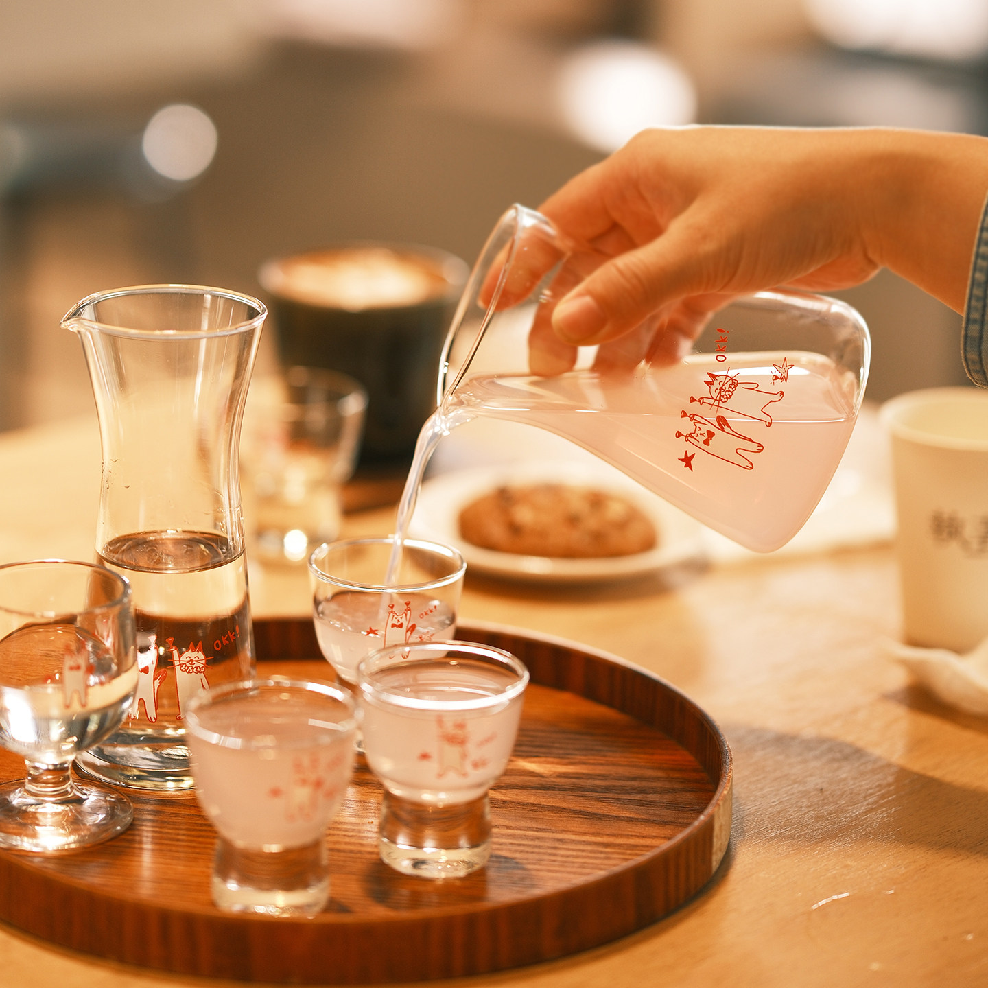 原创可爱OKK小猫小狗玻璃分酒器小酒壶小酒杯酒具套装分享醒酒器,餐饮具,分酒器,淘宝优惠券,粉丝福利购,淘宝优惠卷