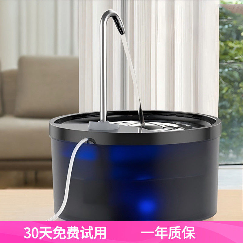 宠物饮水机猫咪喝水器狗狗自动引水神器大容量流动带灯缺水提醒