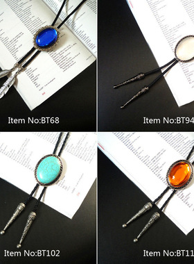 橙色宝石项链新款项饰时尚男女蓝色黑色韩版懒人易拉得可调节领绳