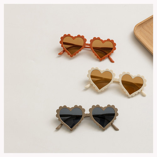 ins宝宝太阳镜夏季户外出游防晒眼镜男女小童户外出游凹造型墨镜