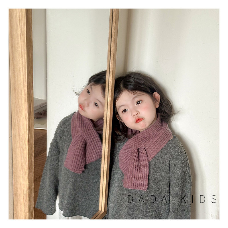 儿童围巾秋韩系秋冬季简约纯色男女童户外保暖氛围感穿搭交叉围脖,童装/婴儿装/亲子装,围巾,淘宝优惠券,粉丝福利购,淘宝优惠卷