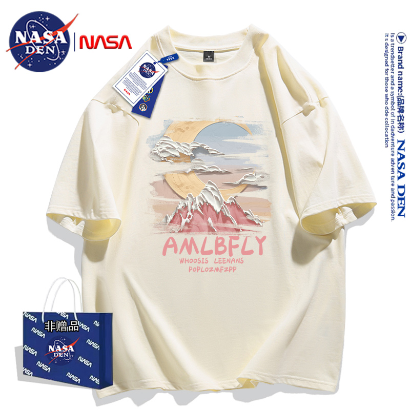 NASA联名纯棉短袖T恤男女