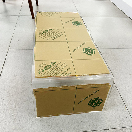 10mm透明亚克力置物架加厚直播展示架桌面收纳整理书柜增高架定制