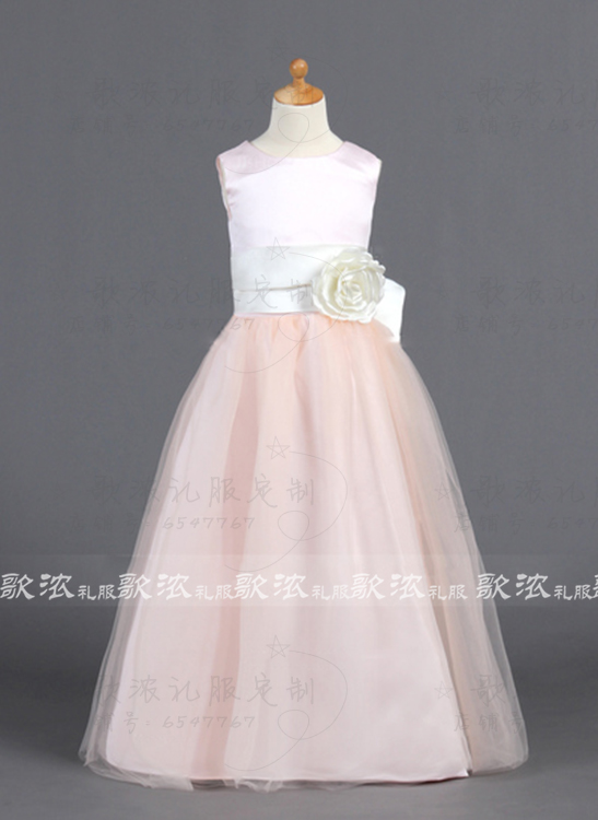 定制訂造flower girl dress女兒童花童小朋友禮服伴娘裙鋼琴比賽