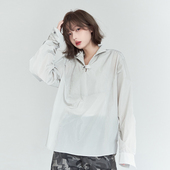 2024年新款 万有引力博物馆 设计感套头外套女春季 中性风宽松上衣K