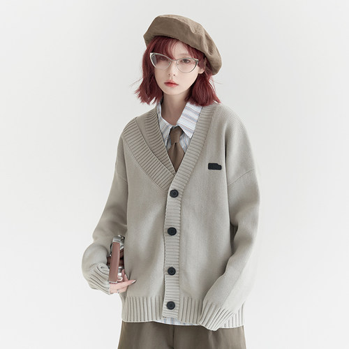 【万有引力博物馆】开衫针织衫