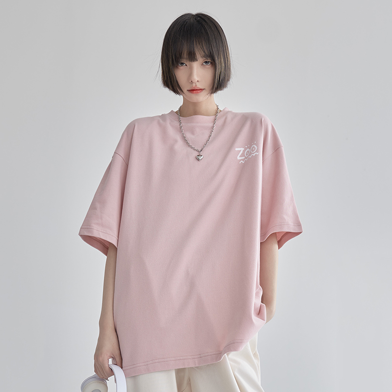 万有引力博物馆印花短袖