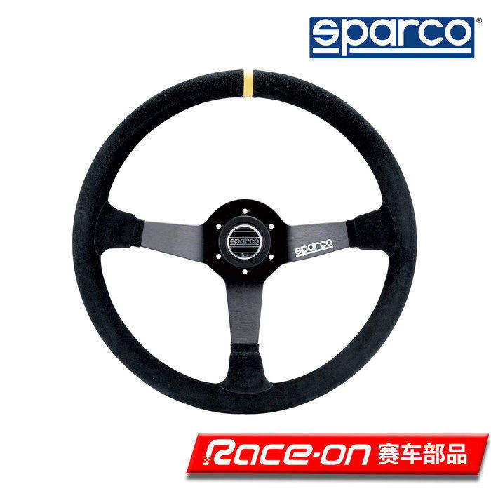 SPARCO R368 意大利正品绒面材质赛车方向盘