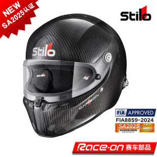 2024SA2025双新认证 CARBON碳纤赛车头盔FIA8859 2026STILO ST6FN