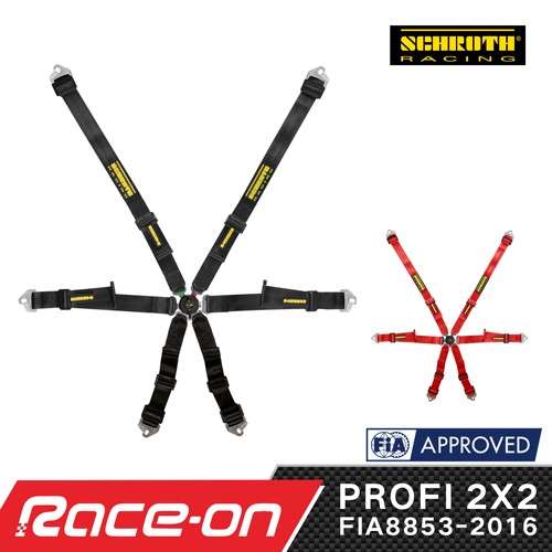 SCHROTHFIA认证6点式赛车安全带