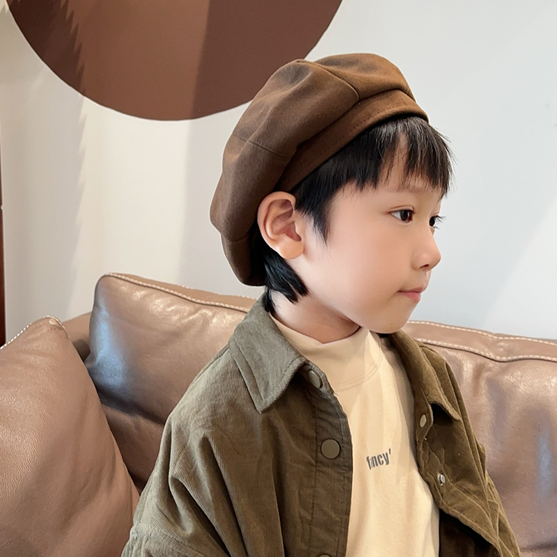 NEWDAKID秋冬贝雷帽时尚洋气