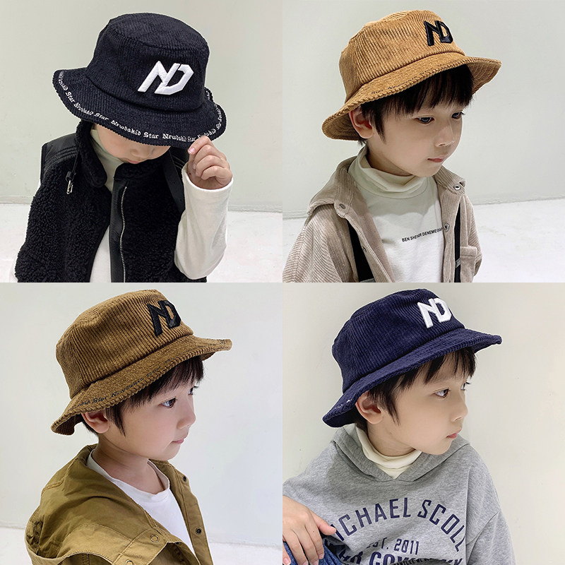 儿童帽子男潮秋冬男童灯芯绒渔夫帽中大童保暖遮阳防晒日系休闲帽,童装/婴儿装/亲子装,帽子,淘宝优惠券,粉丝福利购,淘宝优惠卷