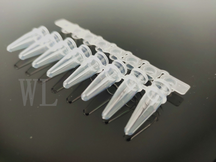 PCR 8连管 0.2ml 八连管/8联管 排管 平盖 200套/包 整包价格