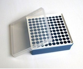 1.5ml离心盒100孔EP管盒方形100孔离心盒放2ml离心管盒2mlep管