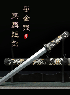 龙泉唐人缥缈短剑麒麟铜装促销中