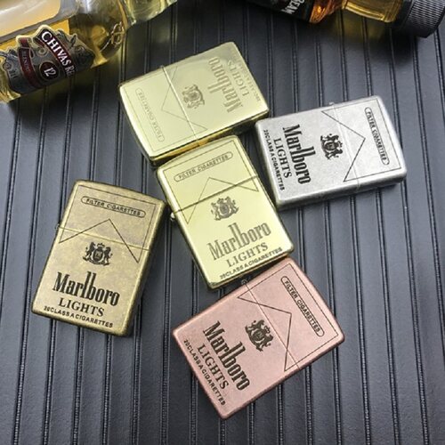 防风zippo盔甲送礼打火机万宝路
