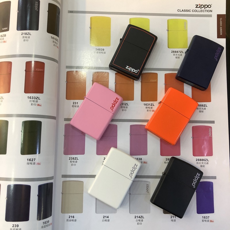 zippo打火机正品哑漆男生礼物