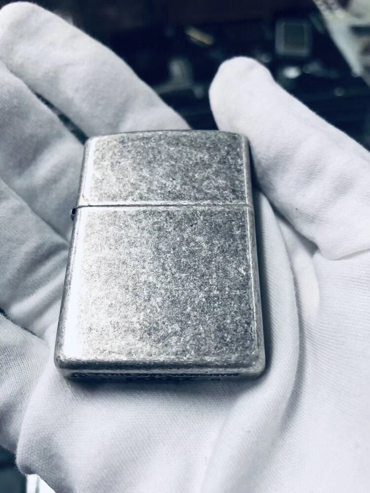 zippo之宝防风打火机原装正品28973古银仿古做旧盔甲机加厚男礼物