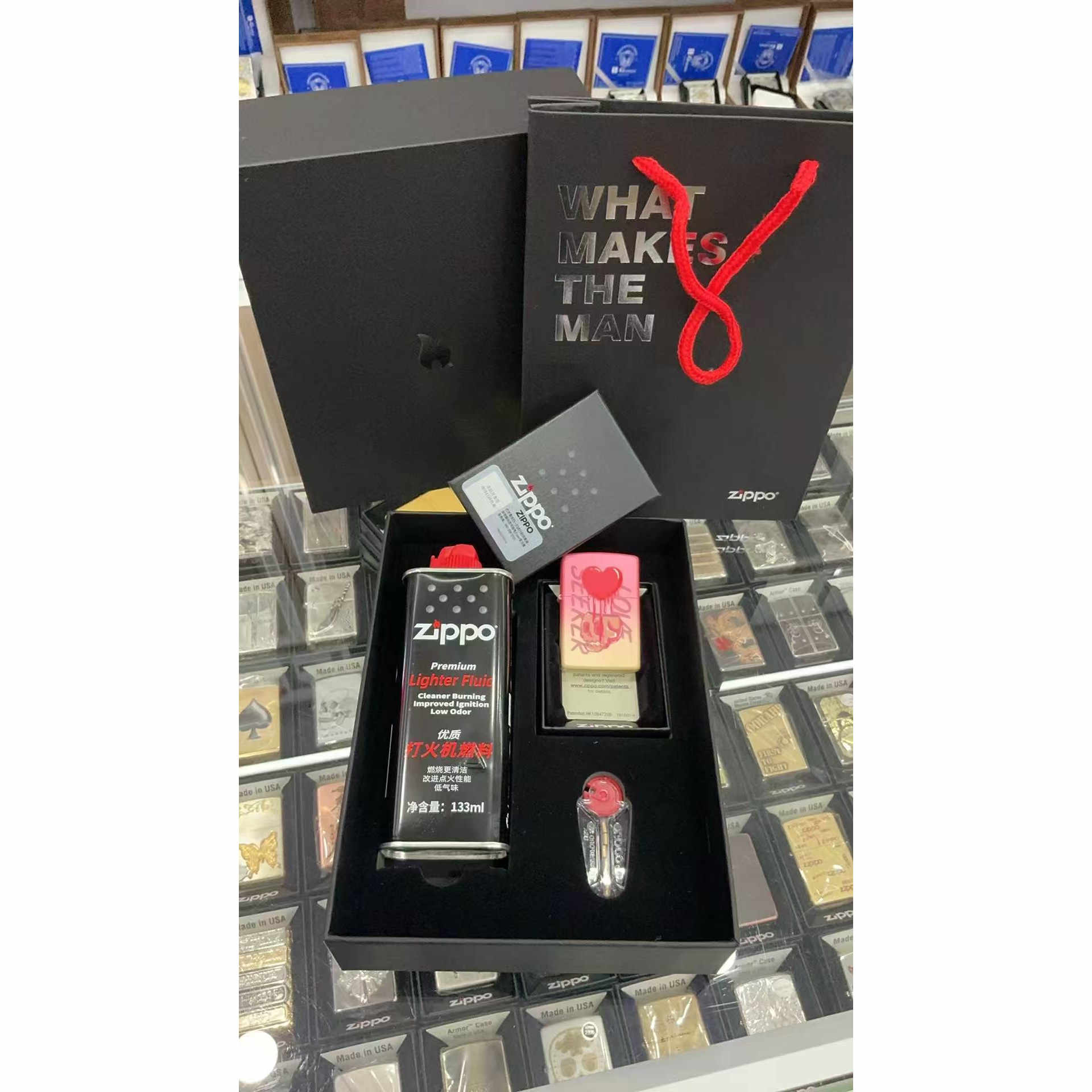 zippo之宝打火机正版哑漆彩印