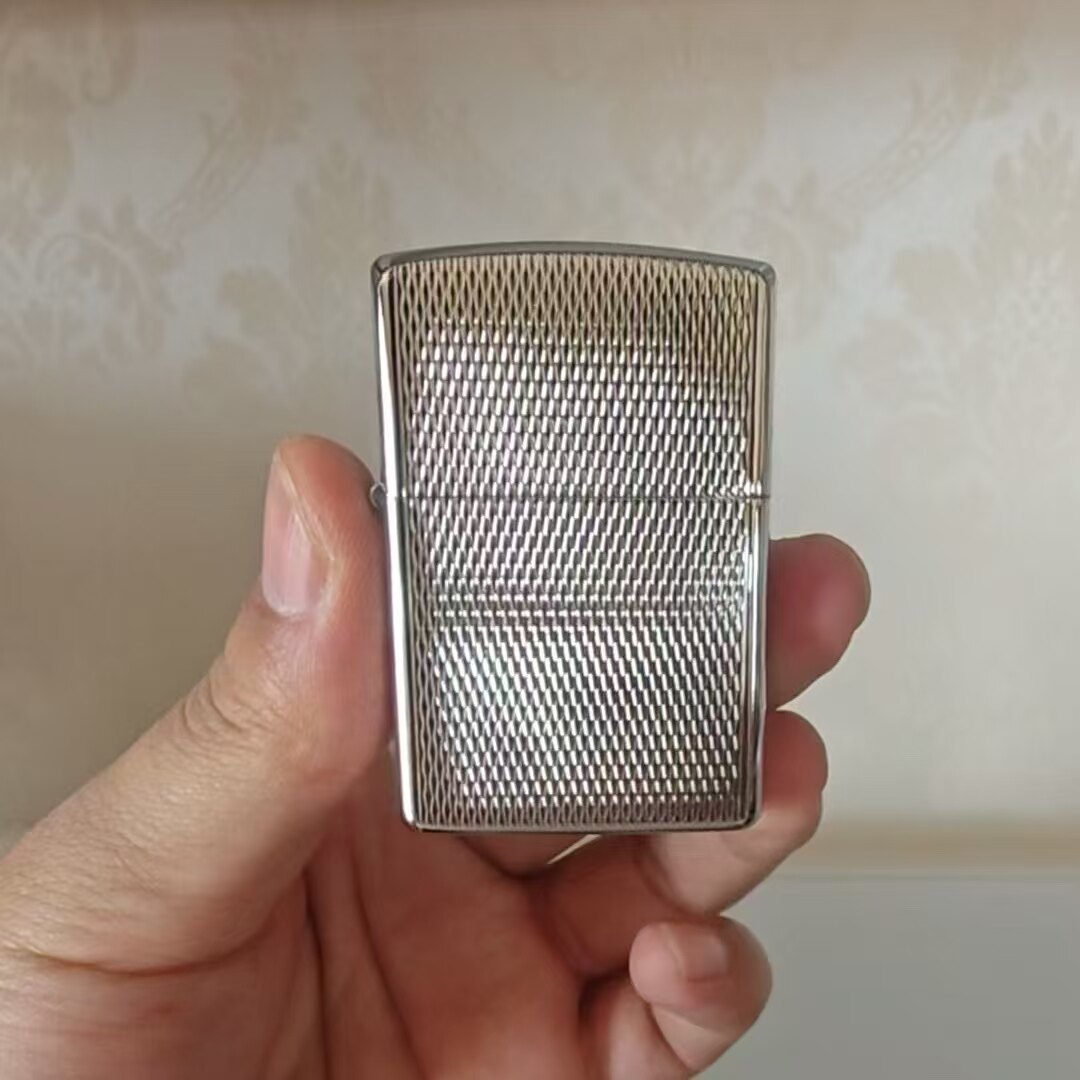 zippo火机正品日版栉比银送礼物