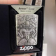 zippo之宝打火机防风煤油正品 古银盔甲十二星座秘典送男生日礼物