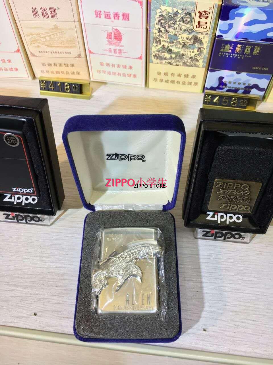 zippo打火机 日版原装 纯银异形2000年 头骨 大嘴 店主收藏非卖