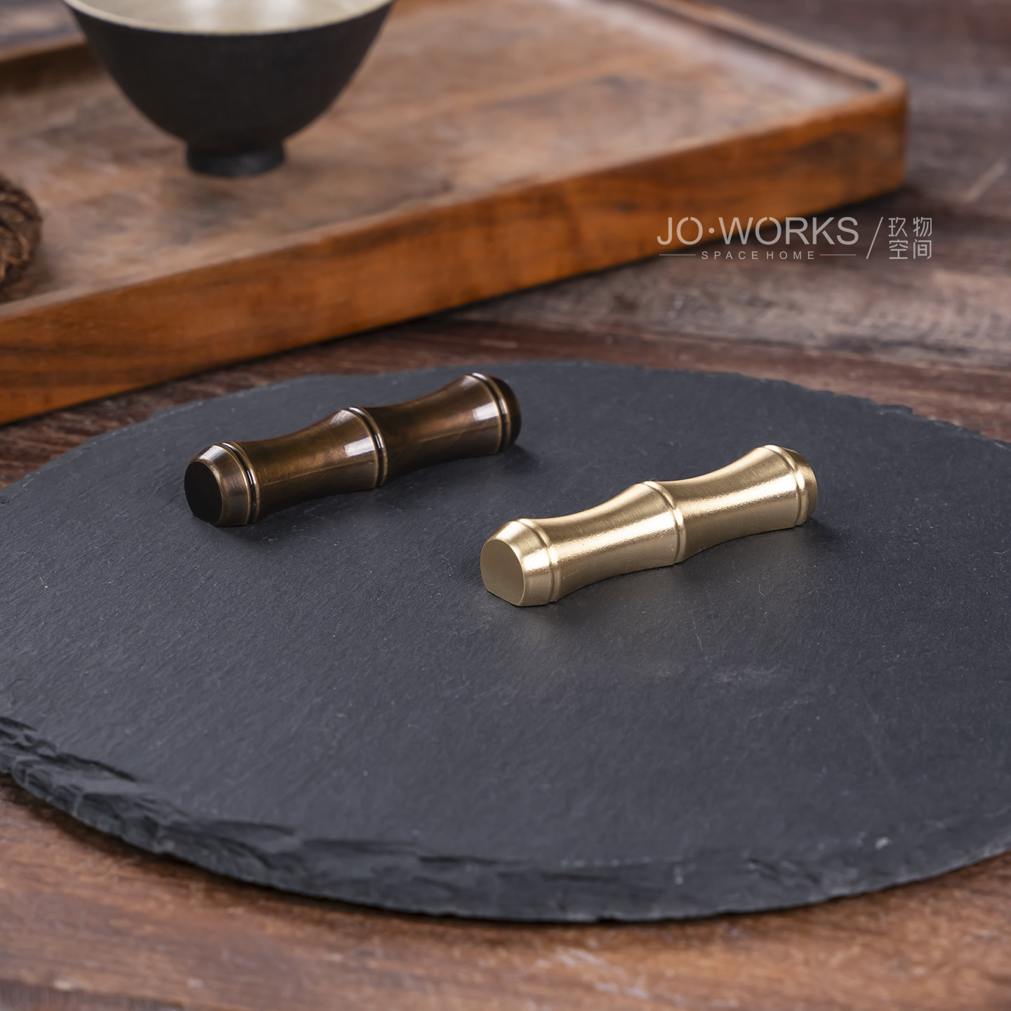 黄铜竹节造型筷架中式酒店金属工艺品质餐厅筷托日式复古筷勺架,餐饮具,筷子架,淘宝优惠券,粉丝福利购,淘宝优惠卷