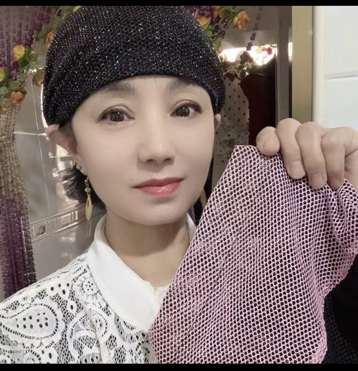 新款时尚妈妈奶奶遮白发打底帽子女士沙滩帽包头盖头帽中老年人