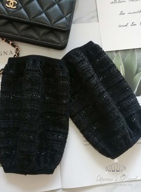 韩版新款时尚长款袖套成人羽绒服套袖百搭黑色袖套女办公防污袖套