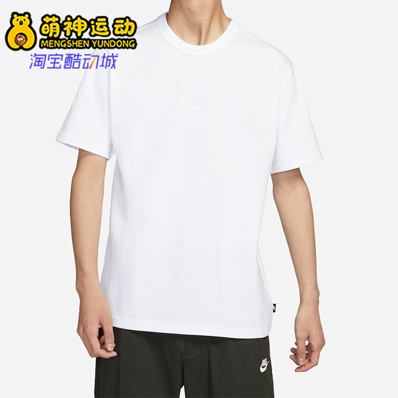 耐克新款男子小勾圆领运动短袖恤