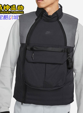 Nike/耐克正品休闲男子时尚潮流机能风保暖棉马甲 DD6637-010